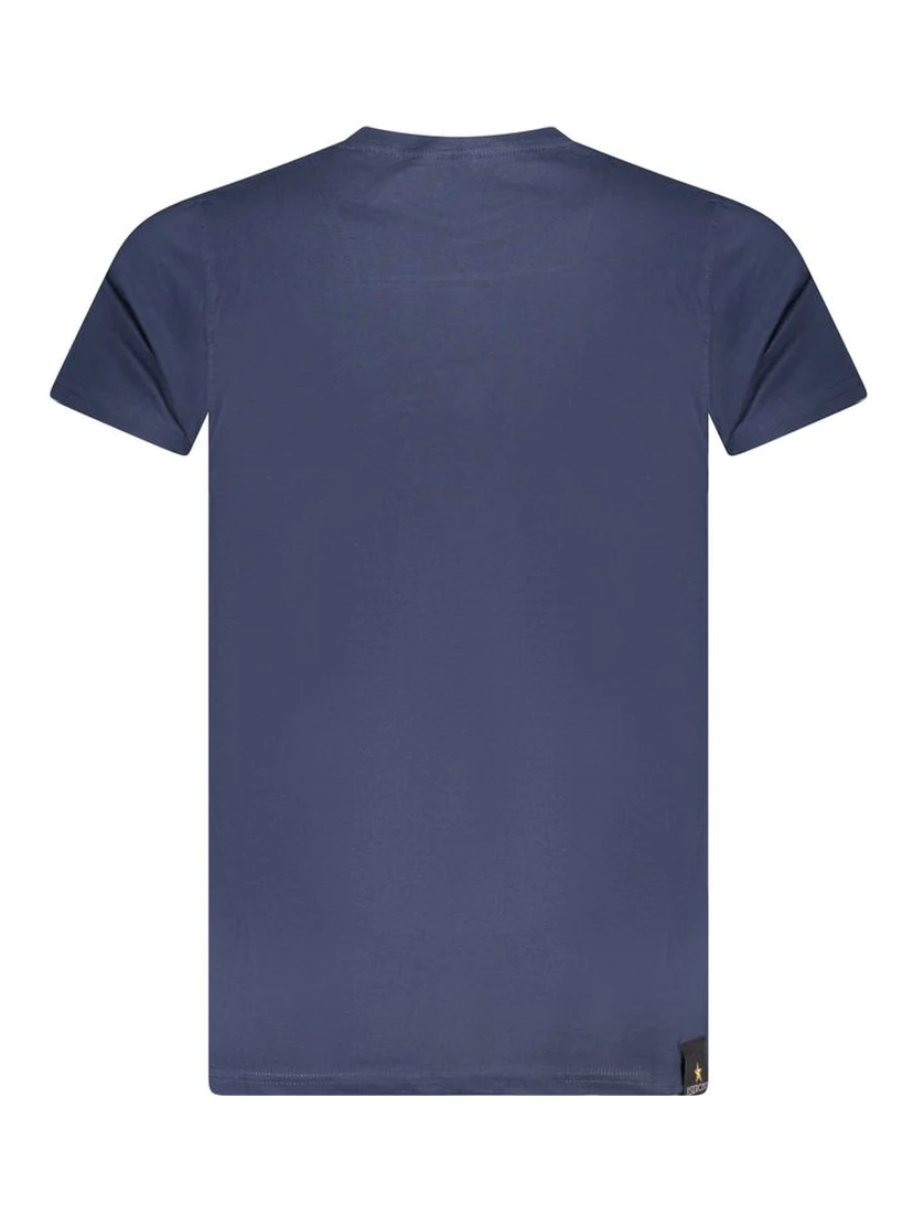 "Blue Cotton Men's T-Shirt"