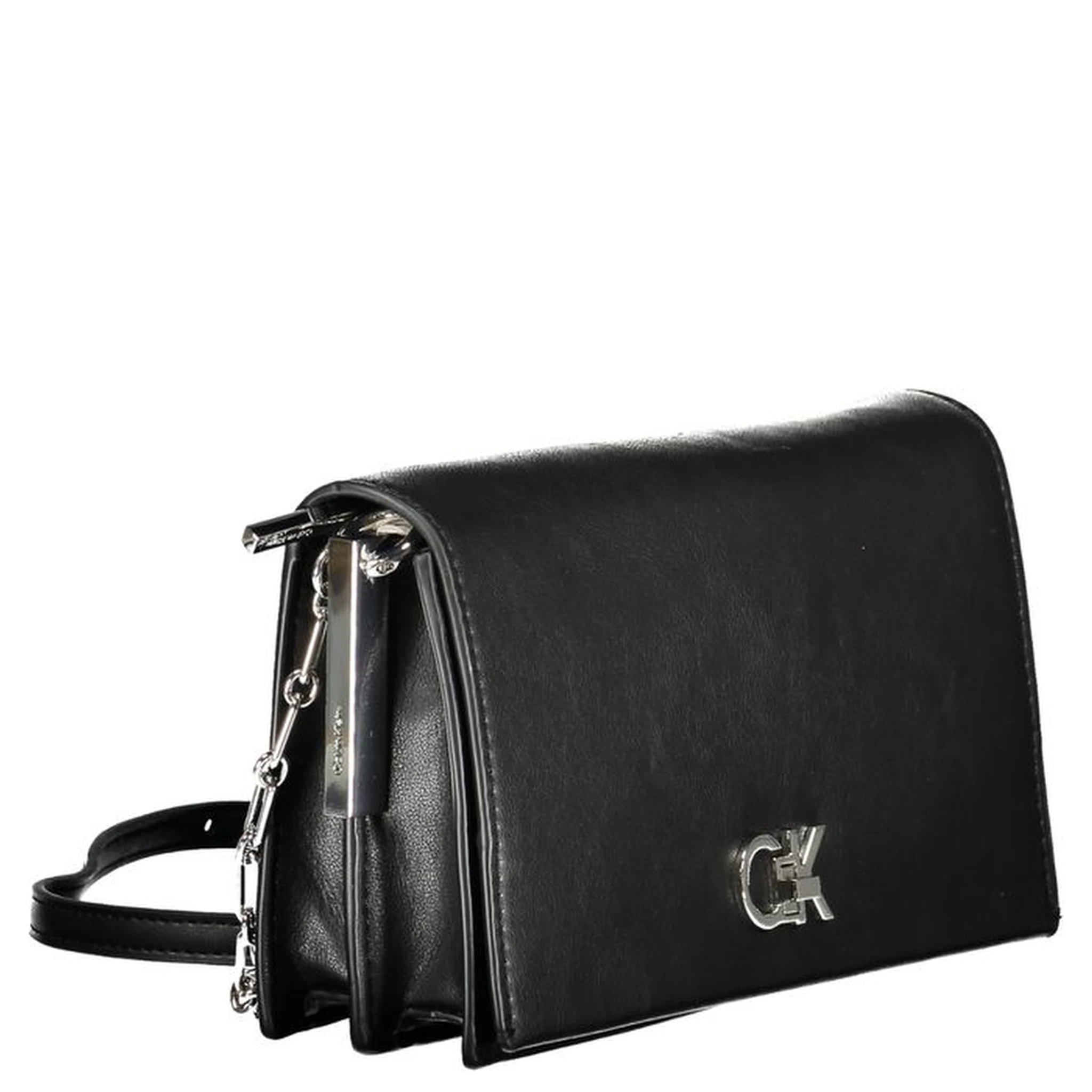 Black Polyester Handbag