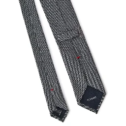 Gray Silk Tie