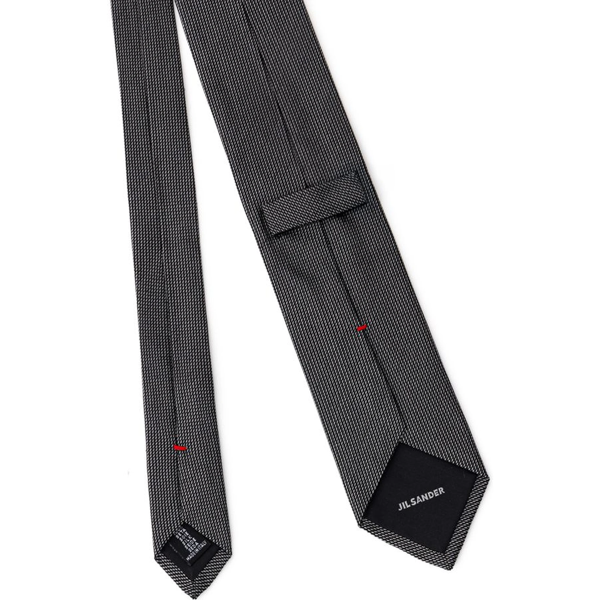 Gray Silk Tie