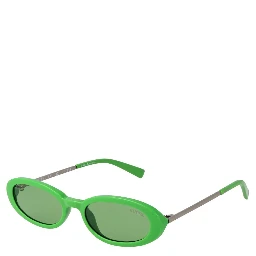 Green Plastic Sunglasses