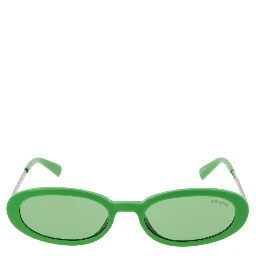 Green Plastic Sunglasses