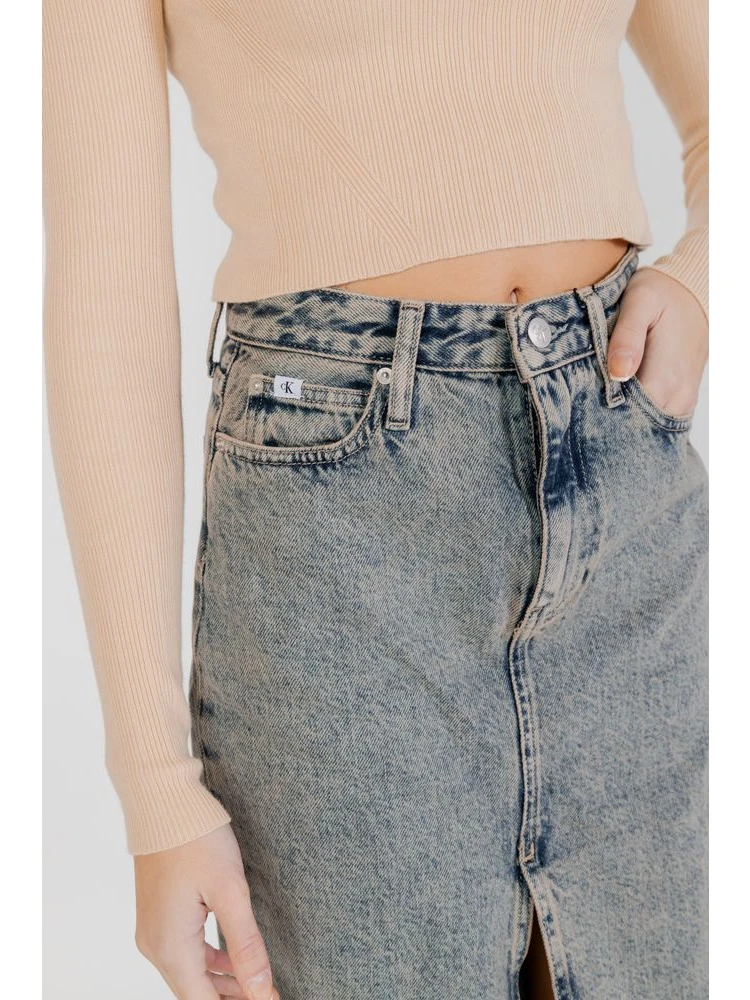 Blue Cotton Long Skirt alternative