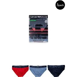 Blue Cotton Briefs
