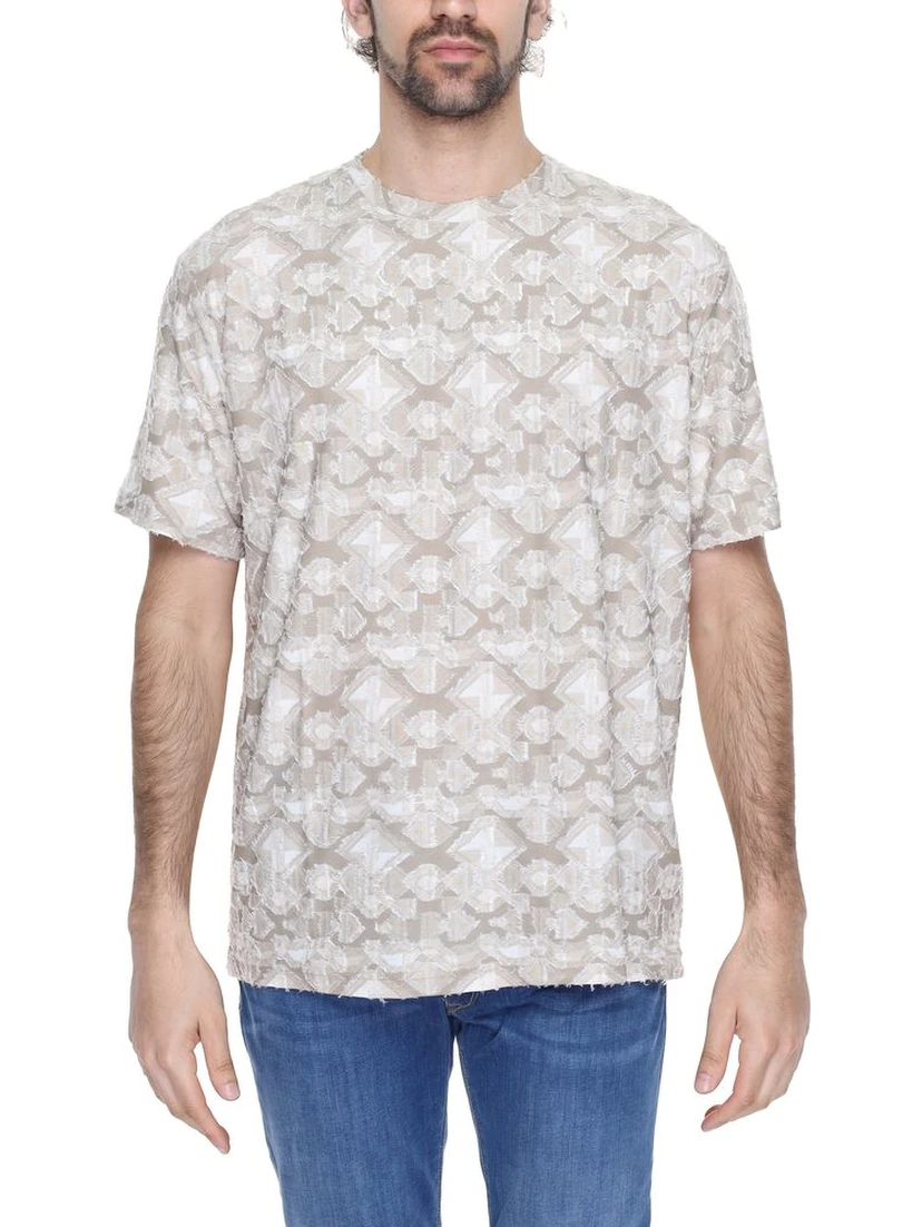 Beige Polyester Sportswear