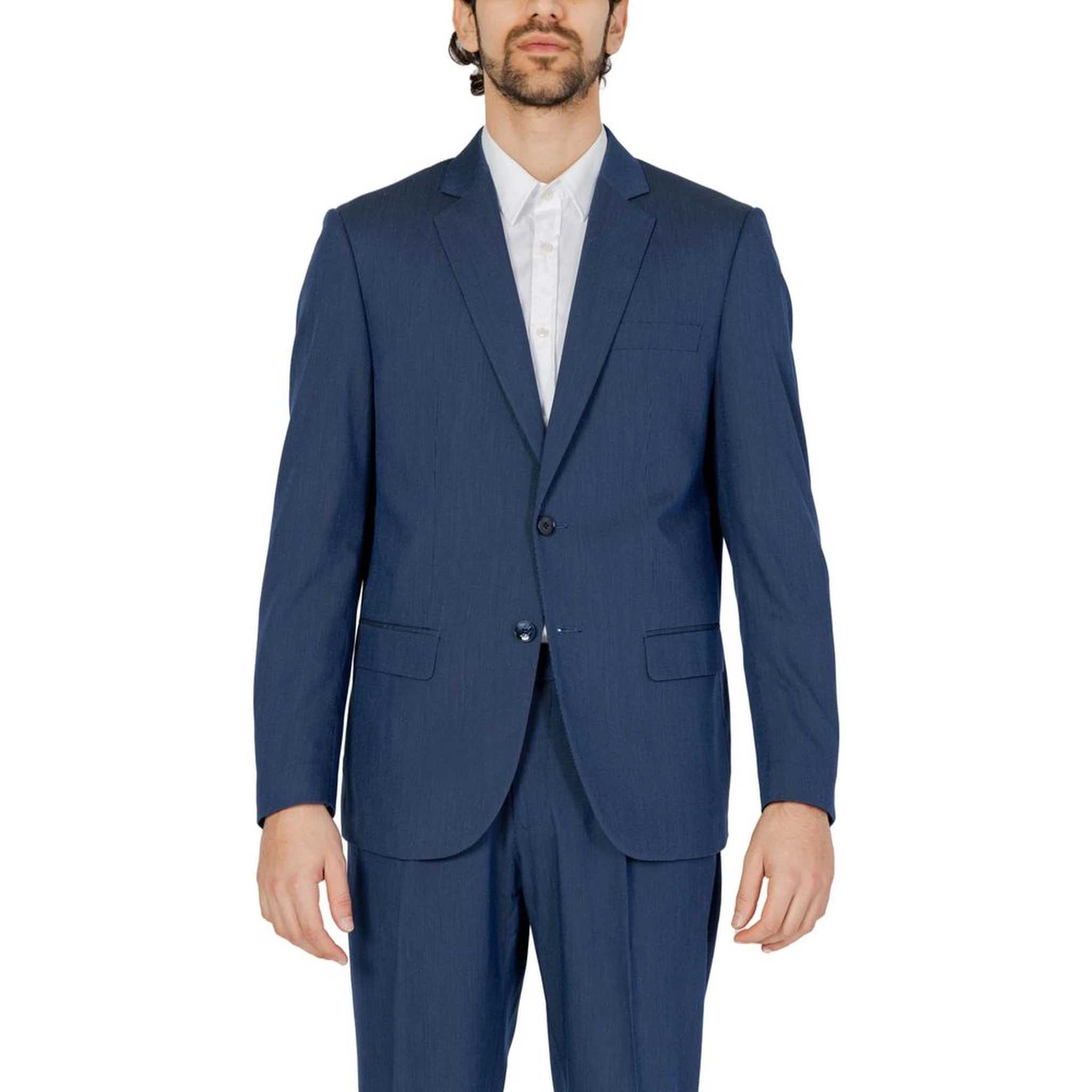 Blue Polyester Blazer