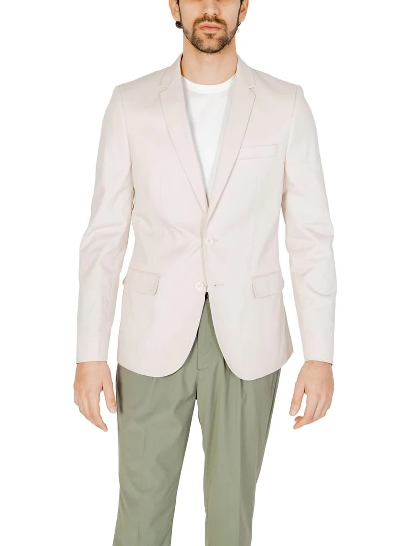 Cream Cotton Blazer