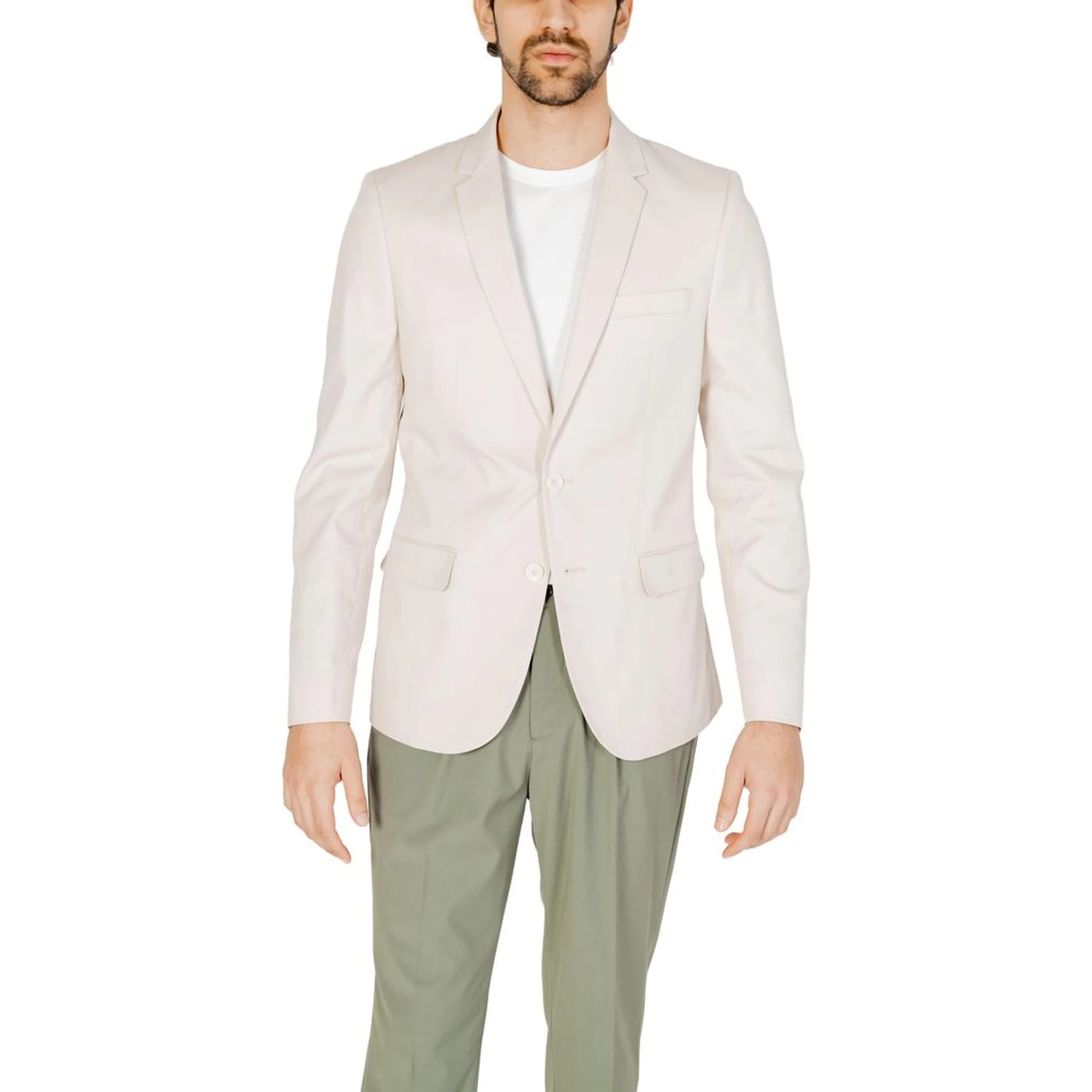 Cream Cotton Blazer