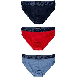 Blue Cotton Briefs