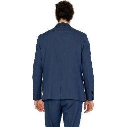 Blue Polyester Blazer
