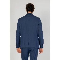 Blue Polyester Blazer