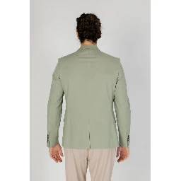 Green Cotton Blazer