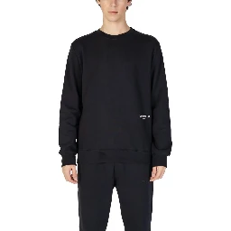 Black Cotton Sweatshirt