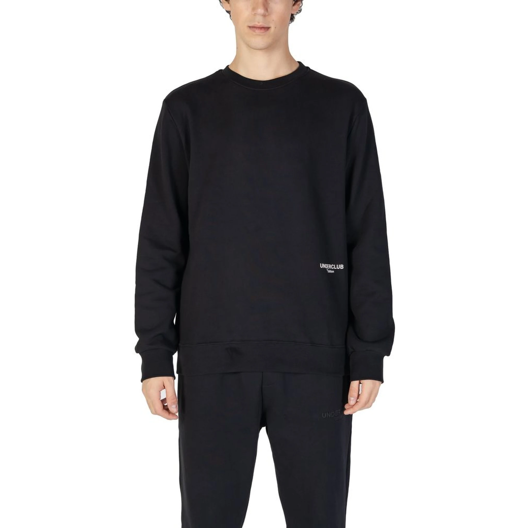 Black Cotton Sweatshirt