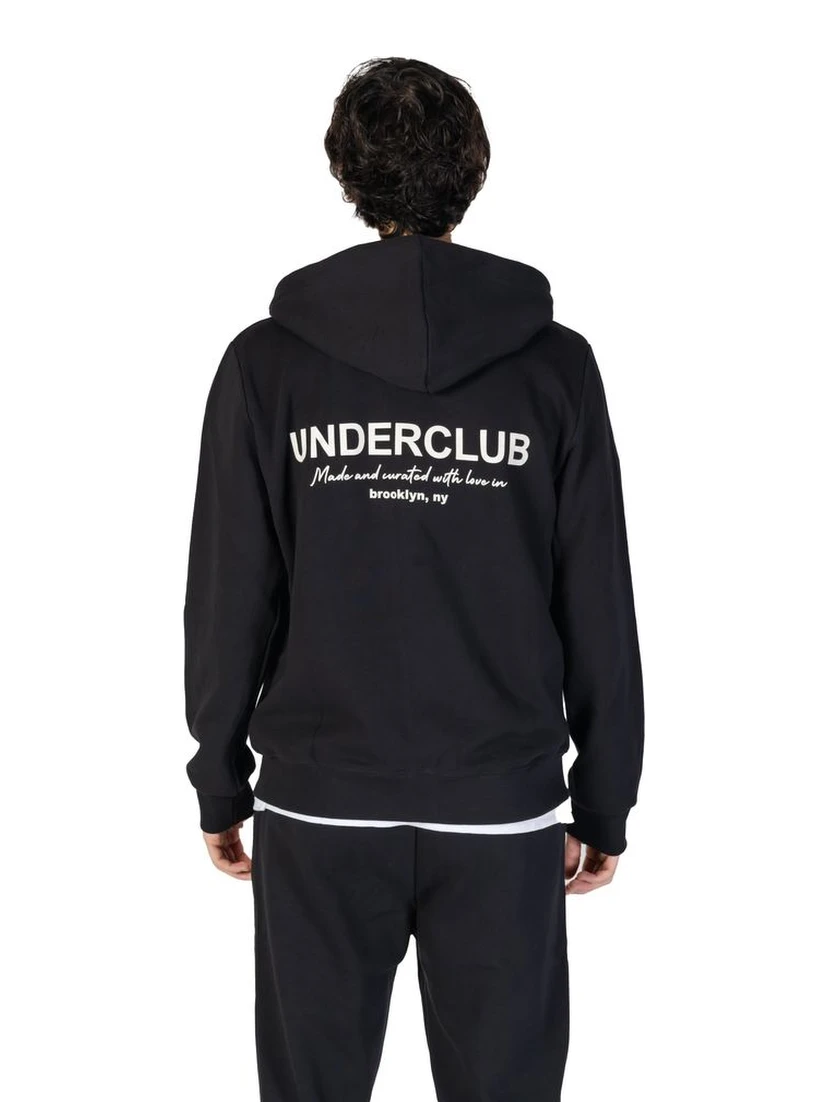 Black Cotton Hoodie