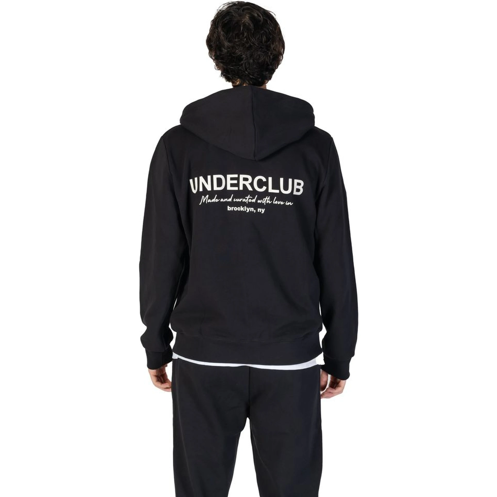 Black Cotton Hoodie