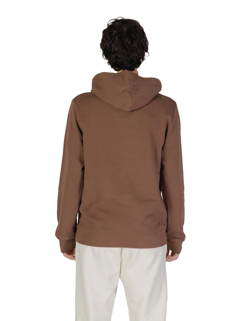 Brown Cotton Hoodie