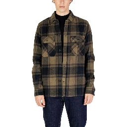 Green Cotton Jackets And Coat
