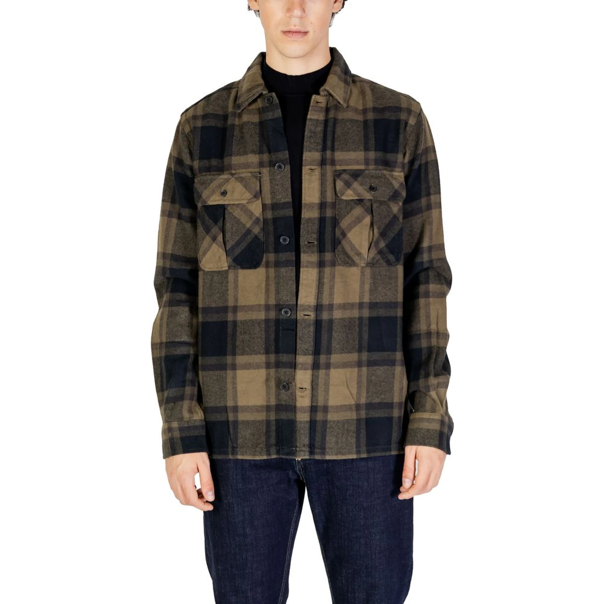 Green Cotton Jackets And Coat