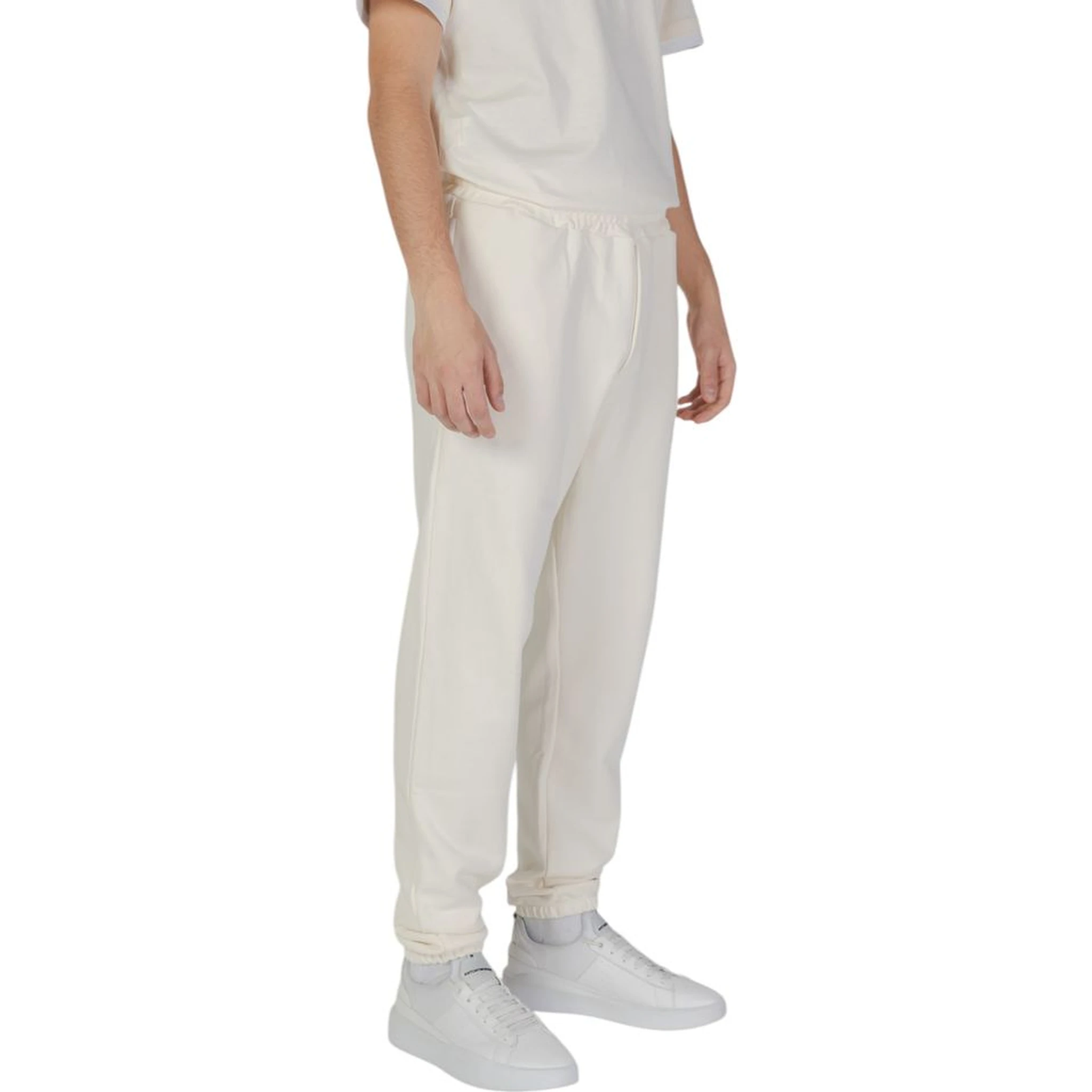 Cream Cotton Joggers (Workout Pants)