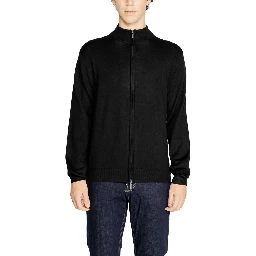 Black Viscose Cardigan