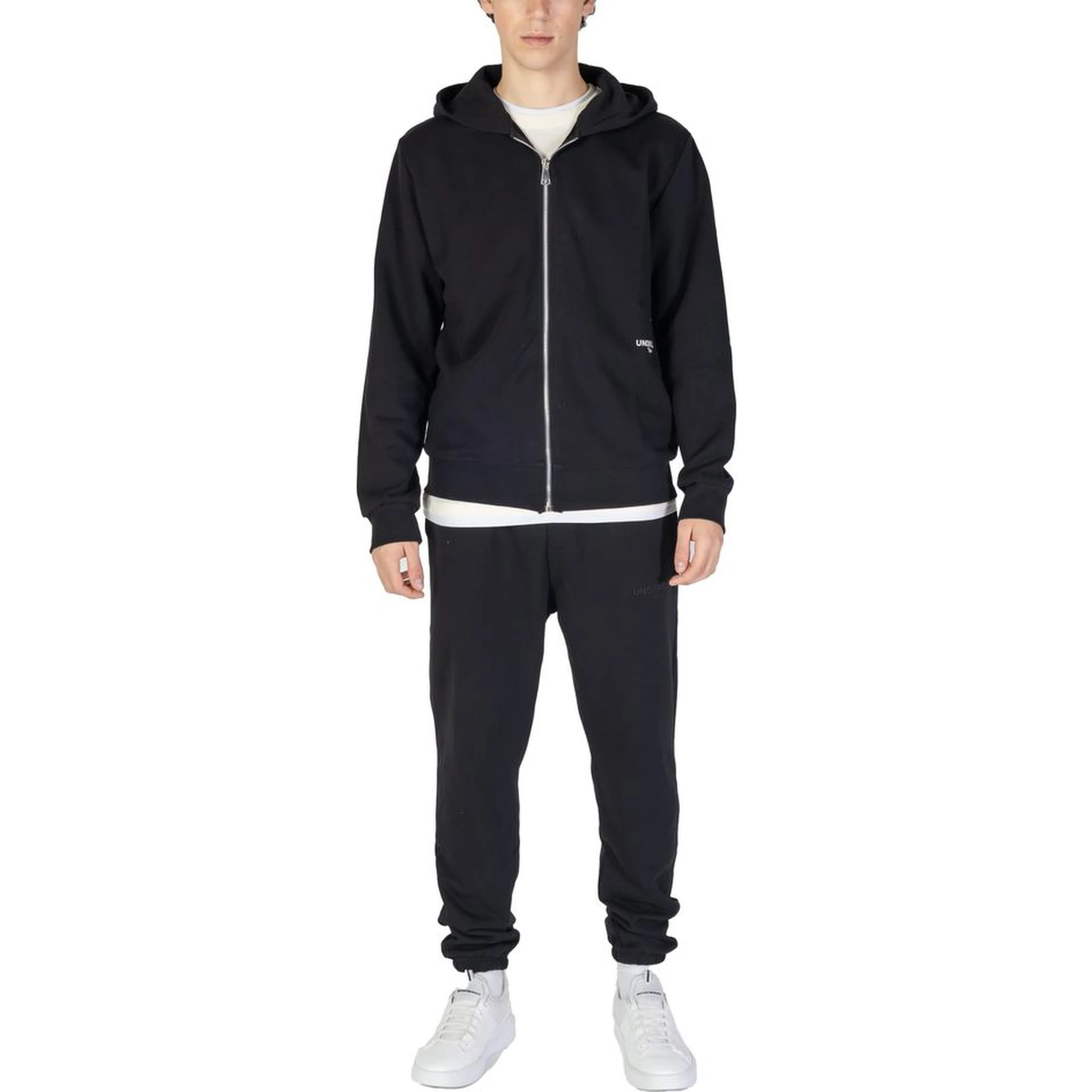 Black Cotton Hoodie