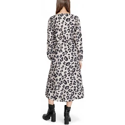 Gray Viscose Long Dress