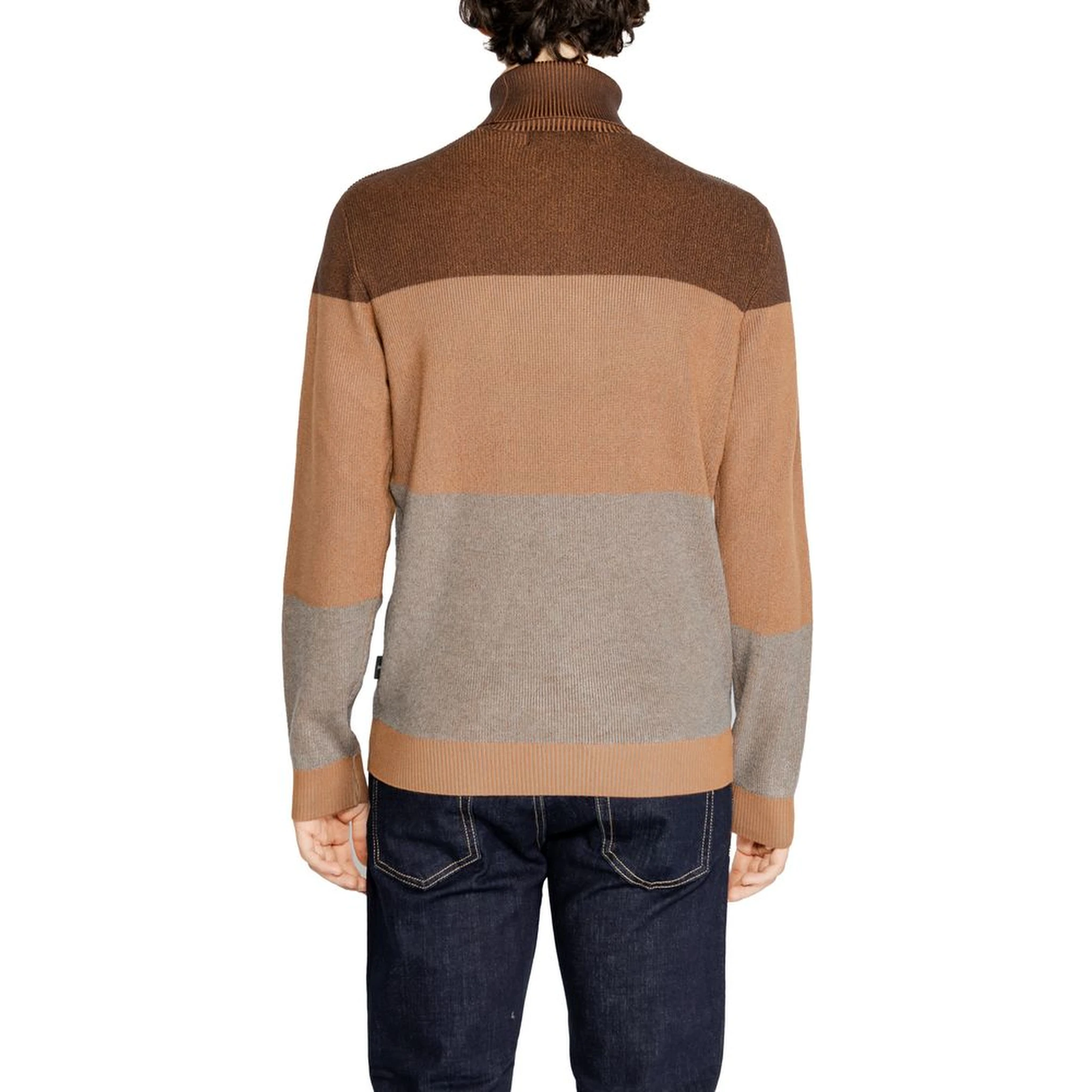 Brown Viscose Turtleneck