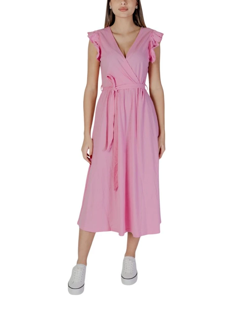 Multicolor Cotton Long Dress