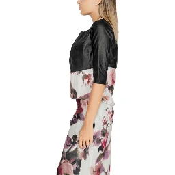 Black Polyethylene Cardigan
