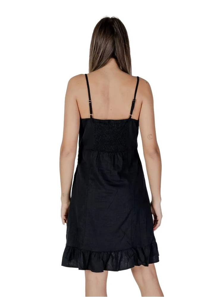 Black Linen Midi Dress alternative
