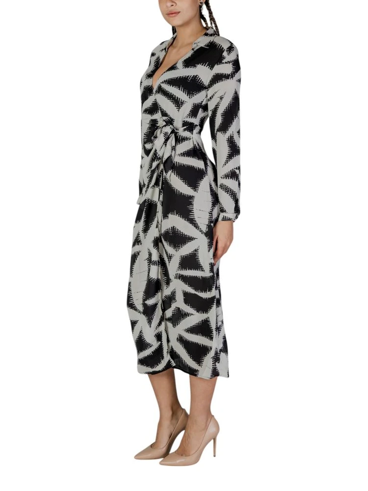 Black Recycled Polyester Long Dress alternative