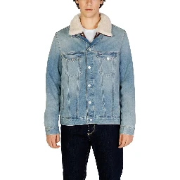 Light Blue Cotton Denim Jacket