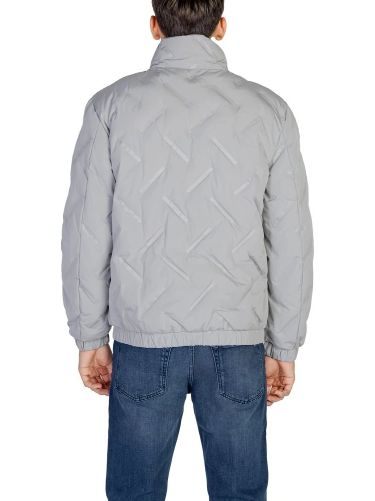 Gray Polyester Jackets And Coat alternative