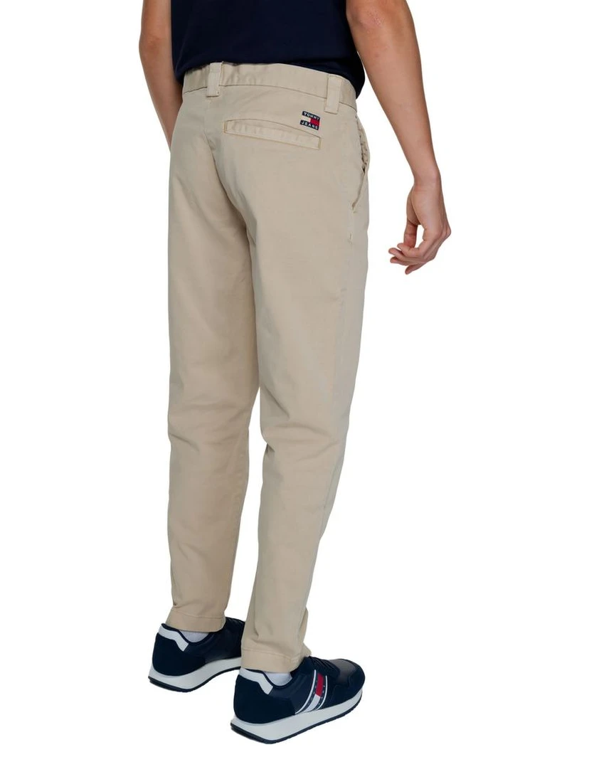 Gold Recycled Cotton Casual Pants