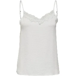 White Polyester Tank Tops