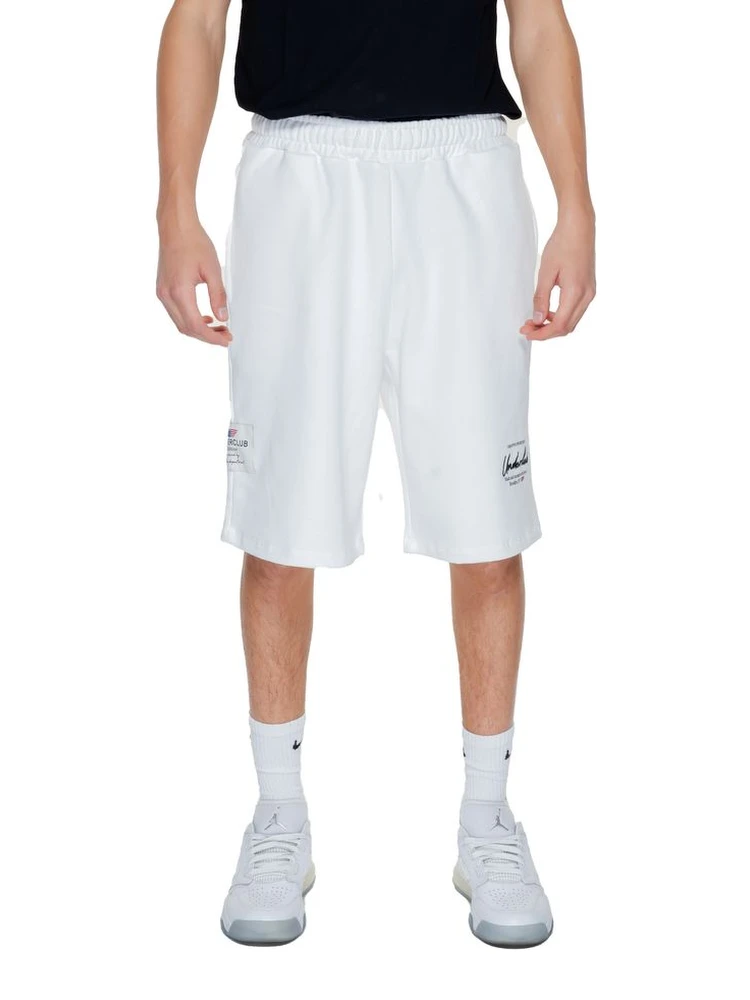 White Cotton Bermuda Shorts