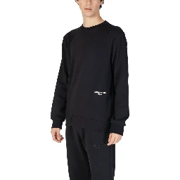 Black Cotton Sweatshirt