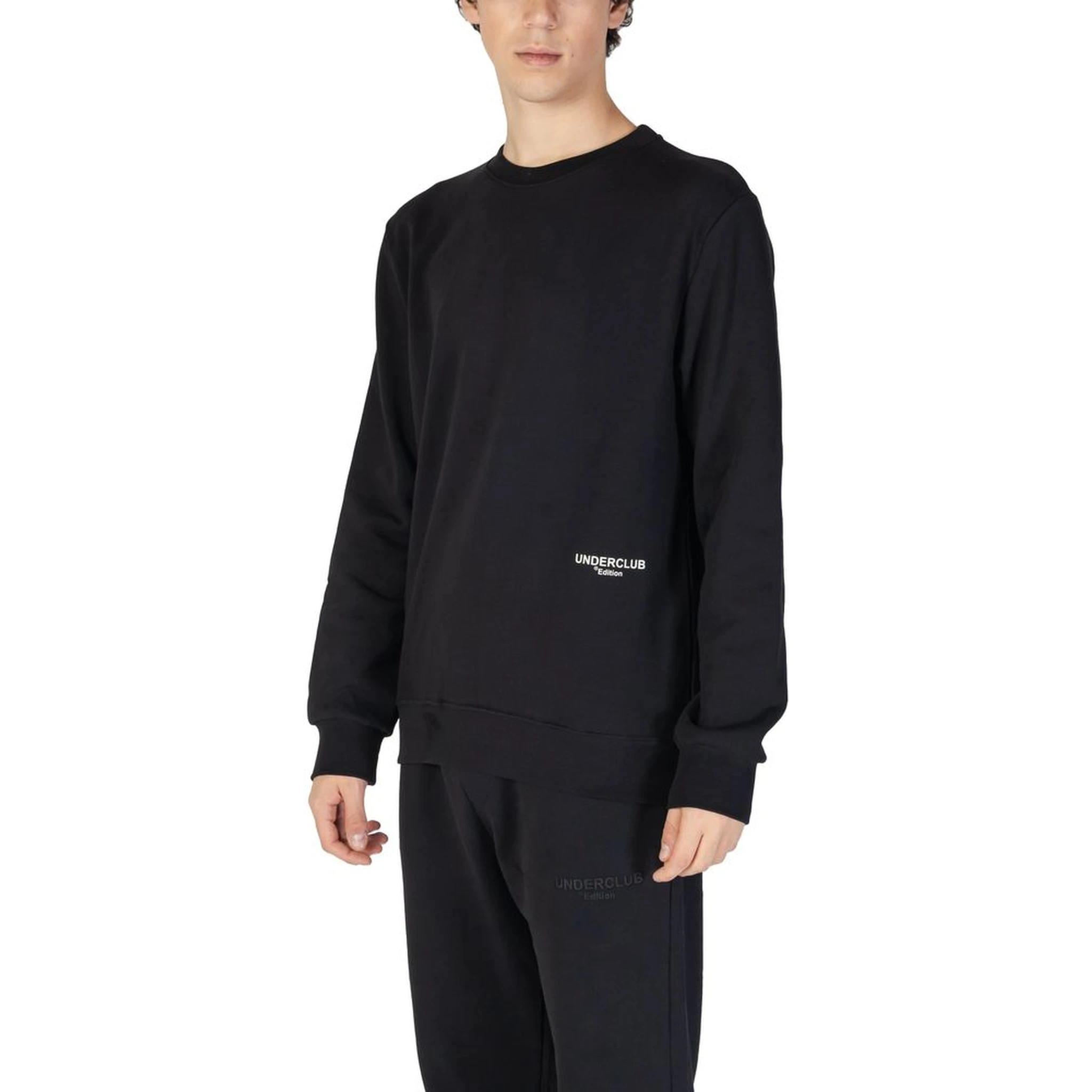 Black Cotton Sweatshirt