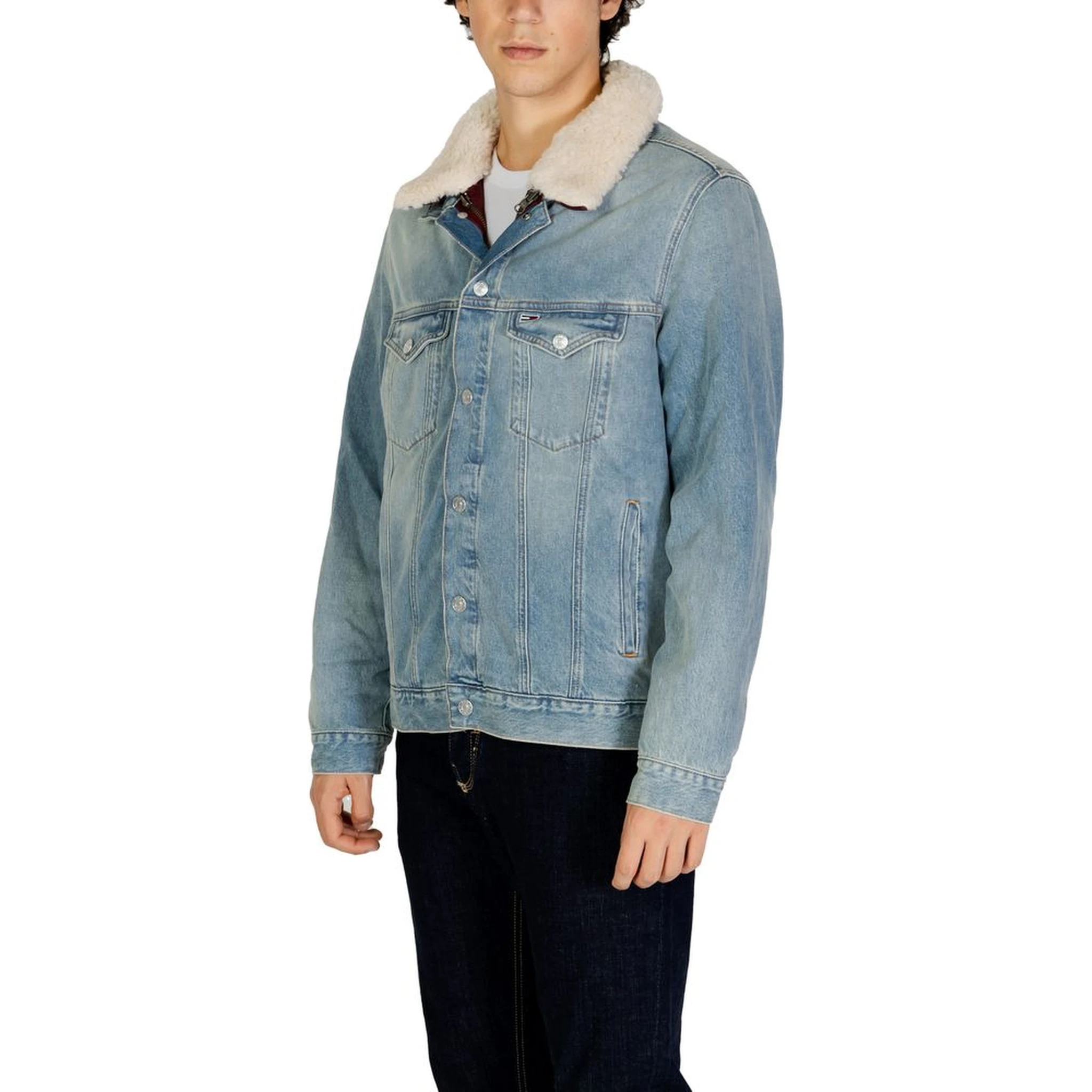 Light Blue Cotton Denim Jacket