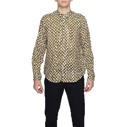 Beige Linen Pattern Shirt