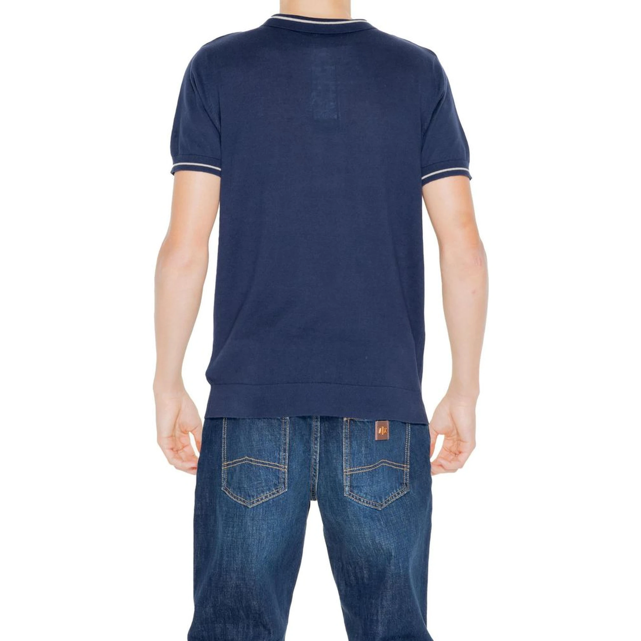 Blue Cotton Shortsleeve Shirt