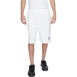 White Cotton Bermuda Shorts