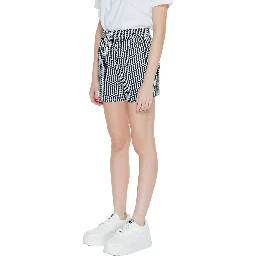 Black Viscose Shorts