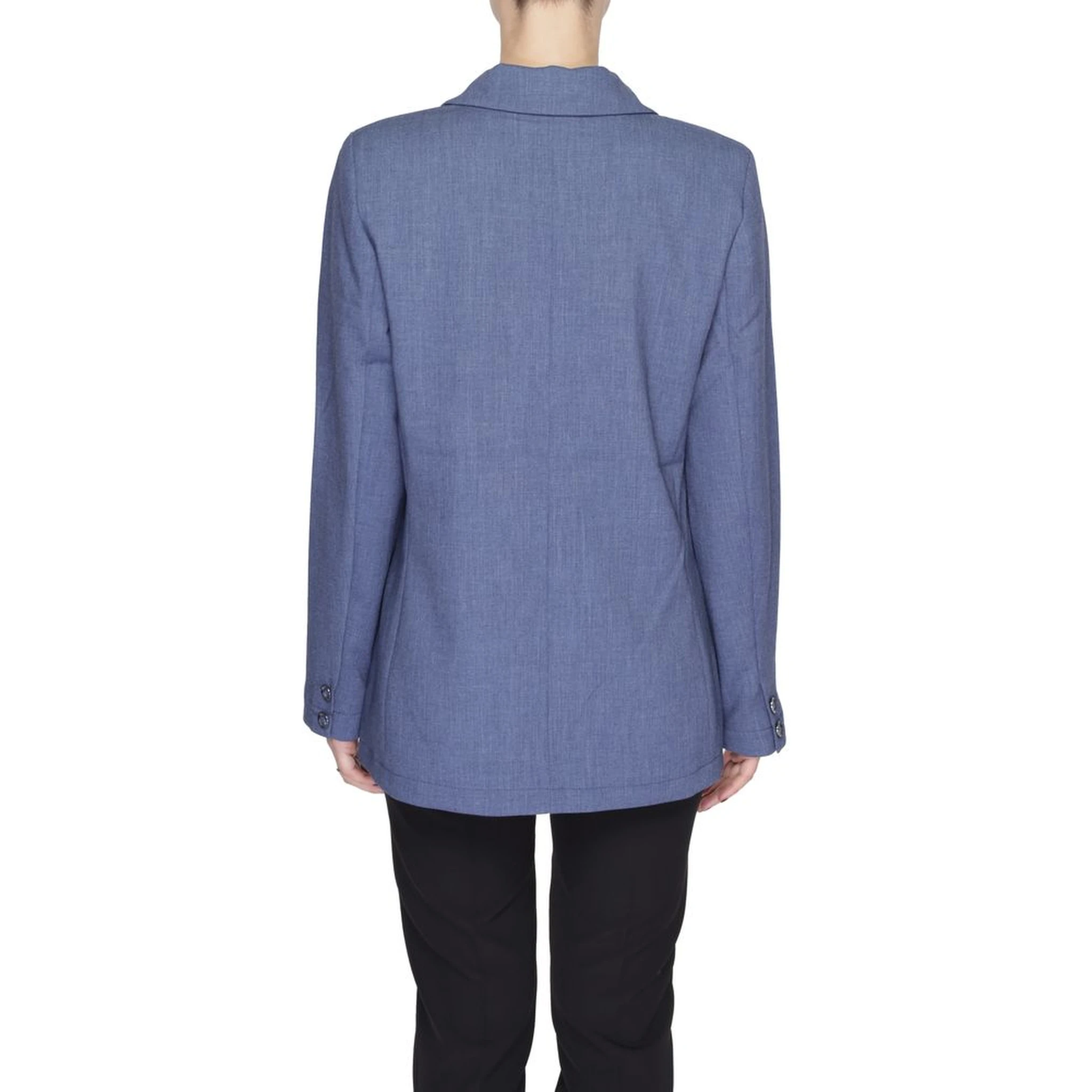 Blue Polyester Blazer
