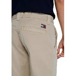 Gold Recycled Cotton Casual Pants