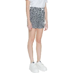 Black Viscose Shorts