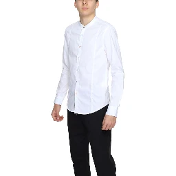 White Cotton Dress Shirt