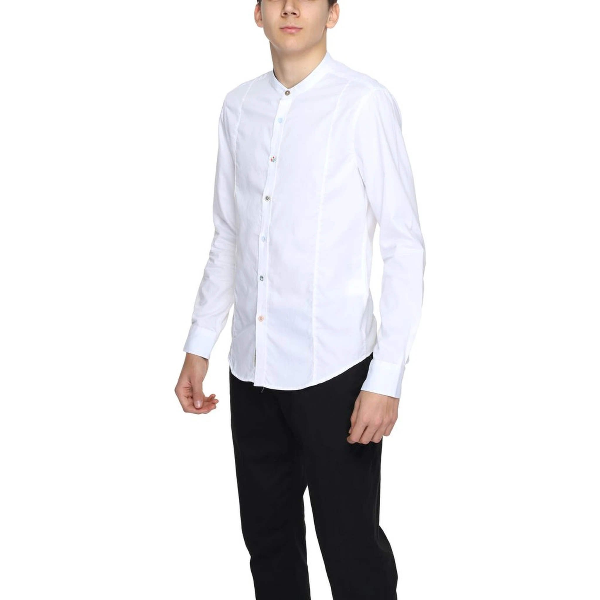 White Cotton Dress Shirt
