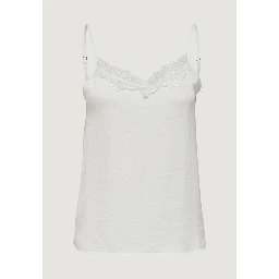 White Polyester Tank Tops